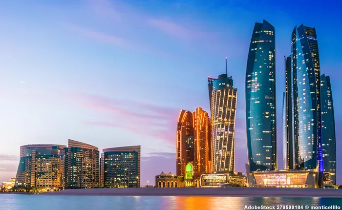 Etihad Towers in Abu Dhabi