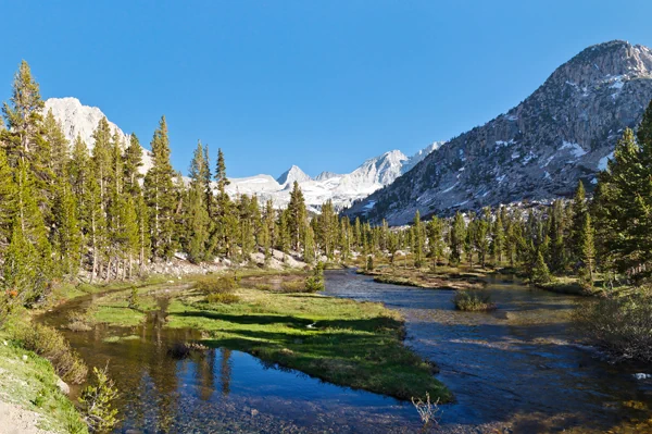 Berglandscahft am Bubbs Creek Trail