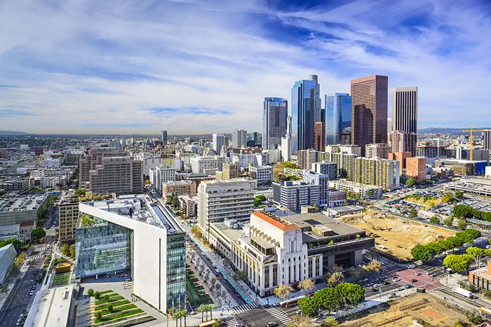 Skyline von Los Angeles in Kalifornien