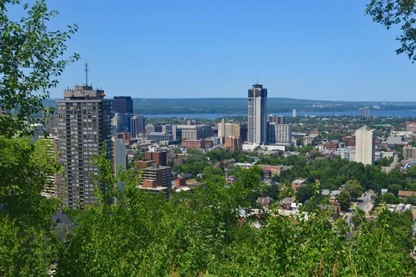 Skyline von Hamilton - Provinz Ontario