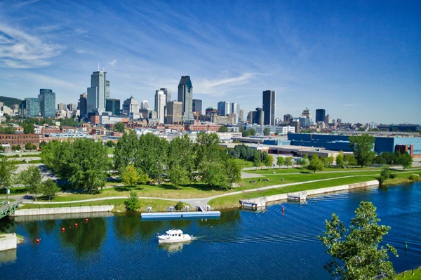 Skyline von Montreal in der Provinz Quebec