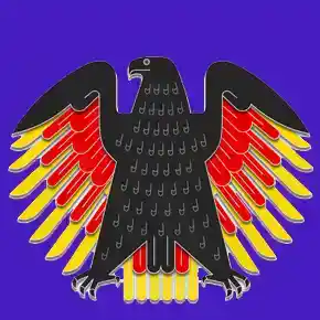 Bundesadler blau