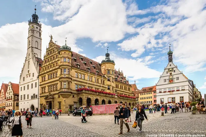 Rathaus am Marktplatz - Rothenburg ob der Tauber