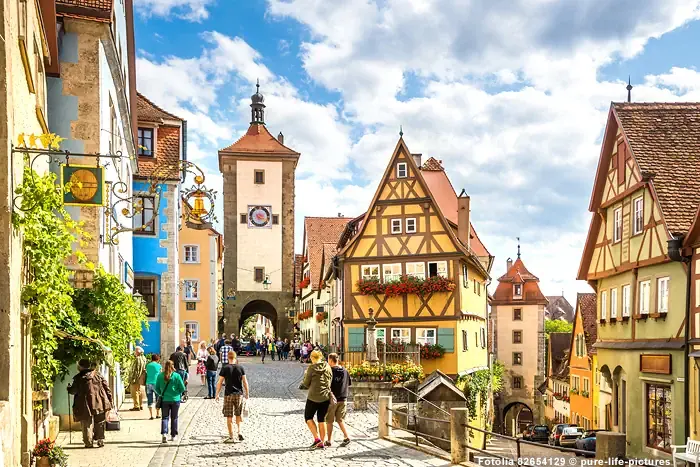 Siebersturm und Plönlein in Rothenburg