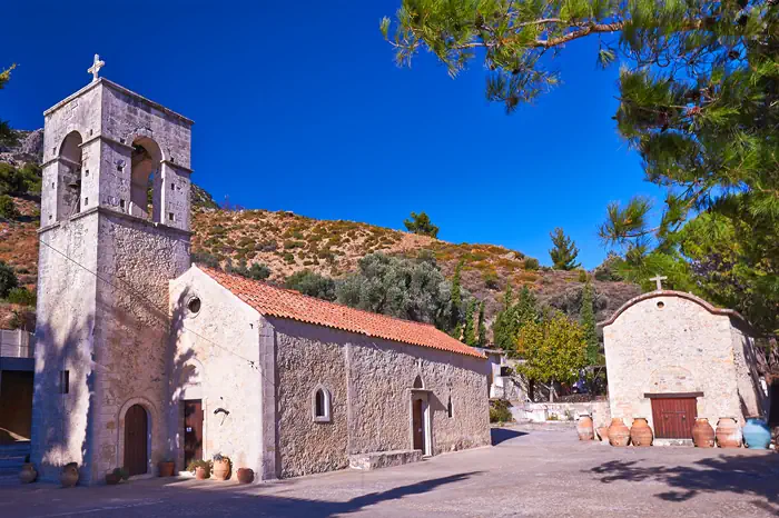 Aufgegebenes Kloster - Insel Kreta nahe Akrotiri