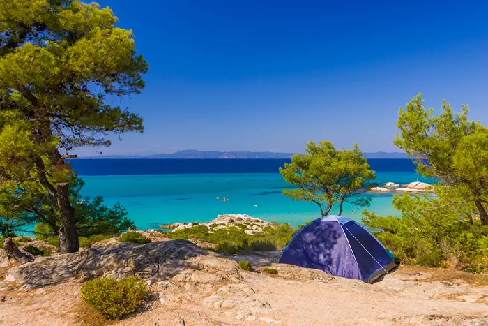 Strand und Meer auf Chalkidiki - Makedonien