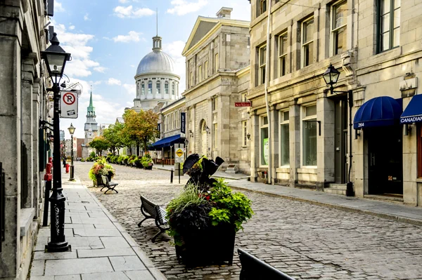 Historische Gebäude in Montreal in Kanada