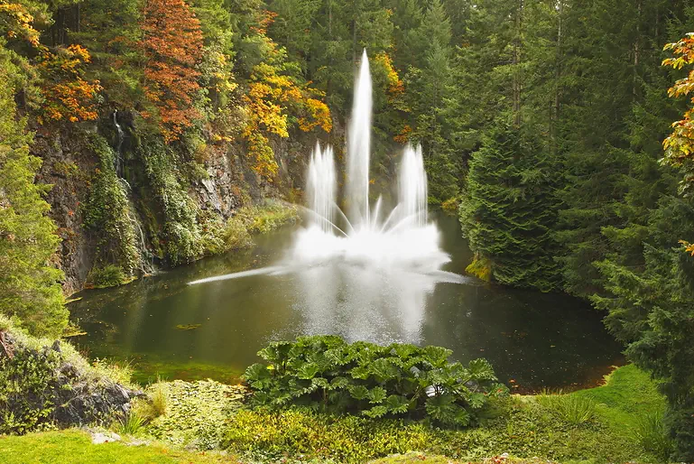 Springbrunnen - Butchart Gardens