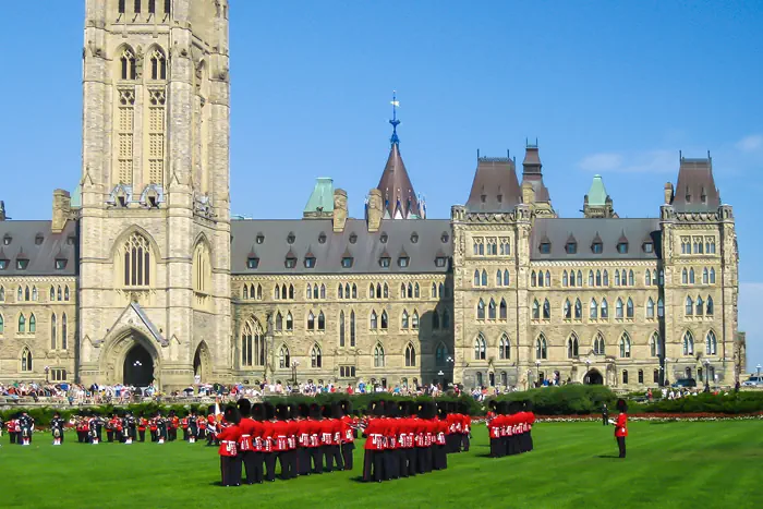 Ottawa - Militärparade am Parliament Hill