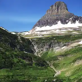 Berg im Glacier-Nationalpark, Montana