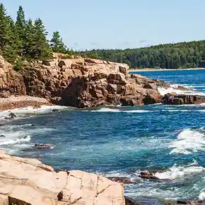 Felsenküste Acadia-Nationalpark