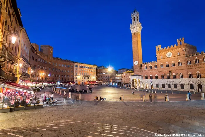 Piazza del Campo in Siena - Toskana