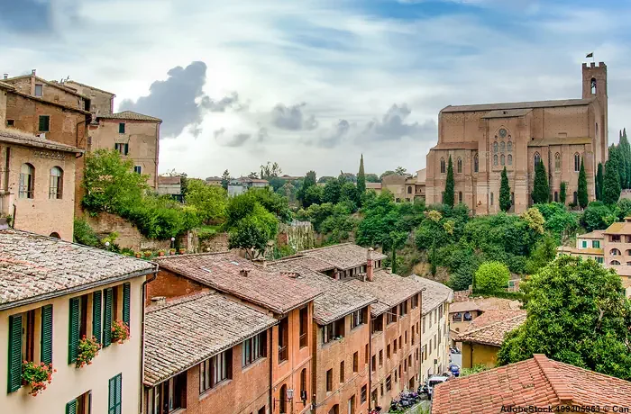 Basilika San Domenico in Siena in der Toskana