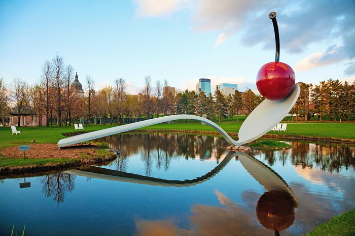 Spoonbridge von Minneapolis in Minnesota