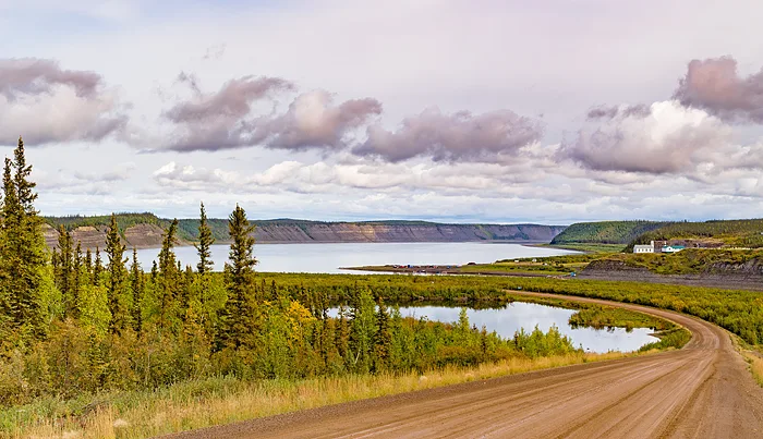 Dempster Highway nahe  Tsiigehtchic 