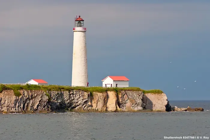 Leuchtturm auf der Gaspésie-Halbinsel