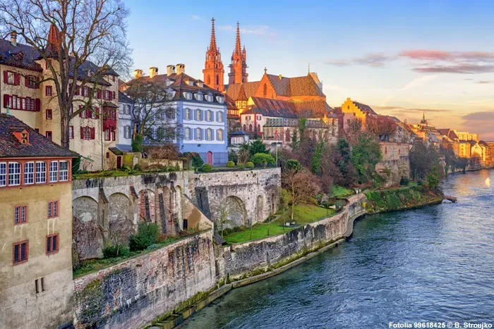 Basel - Münster, Münsterhügel und Rheinpfalz